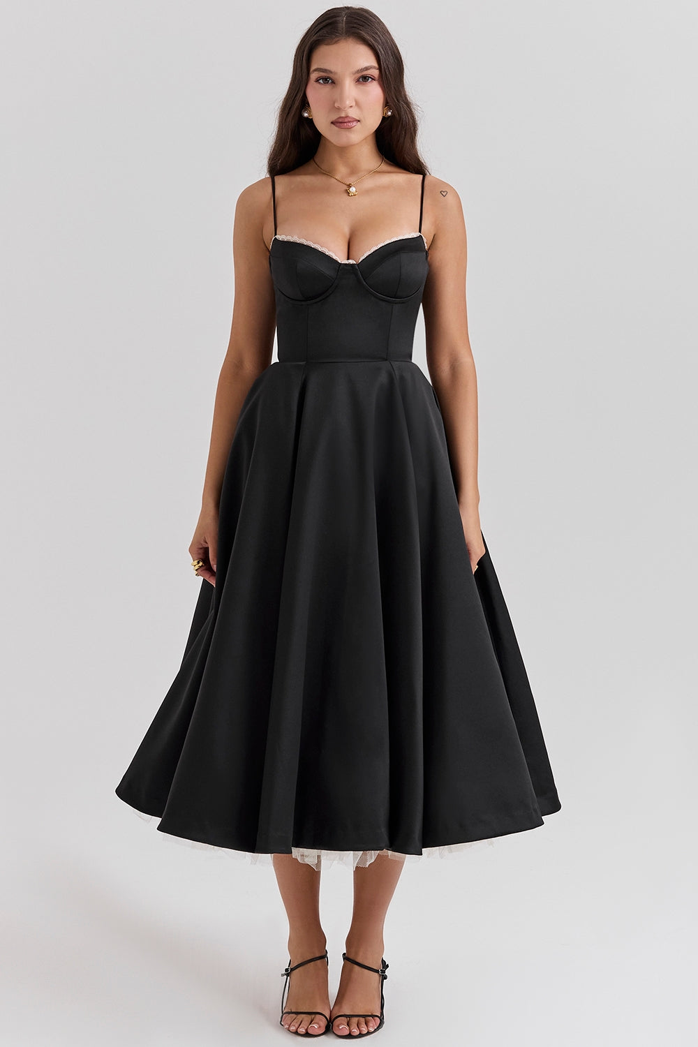 Vestido Midi Camila - Negro