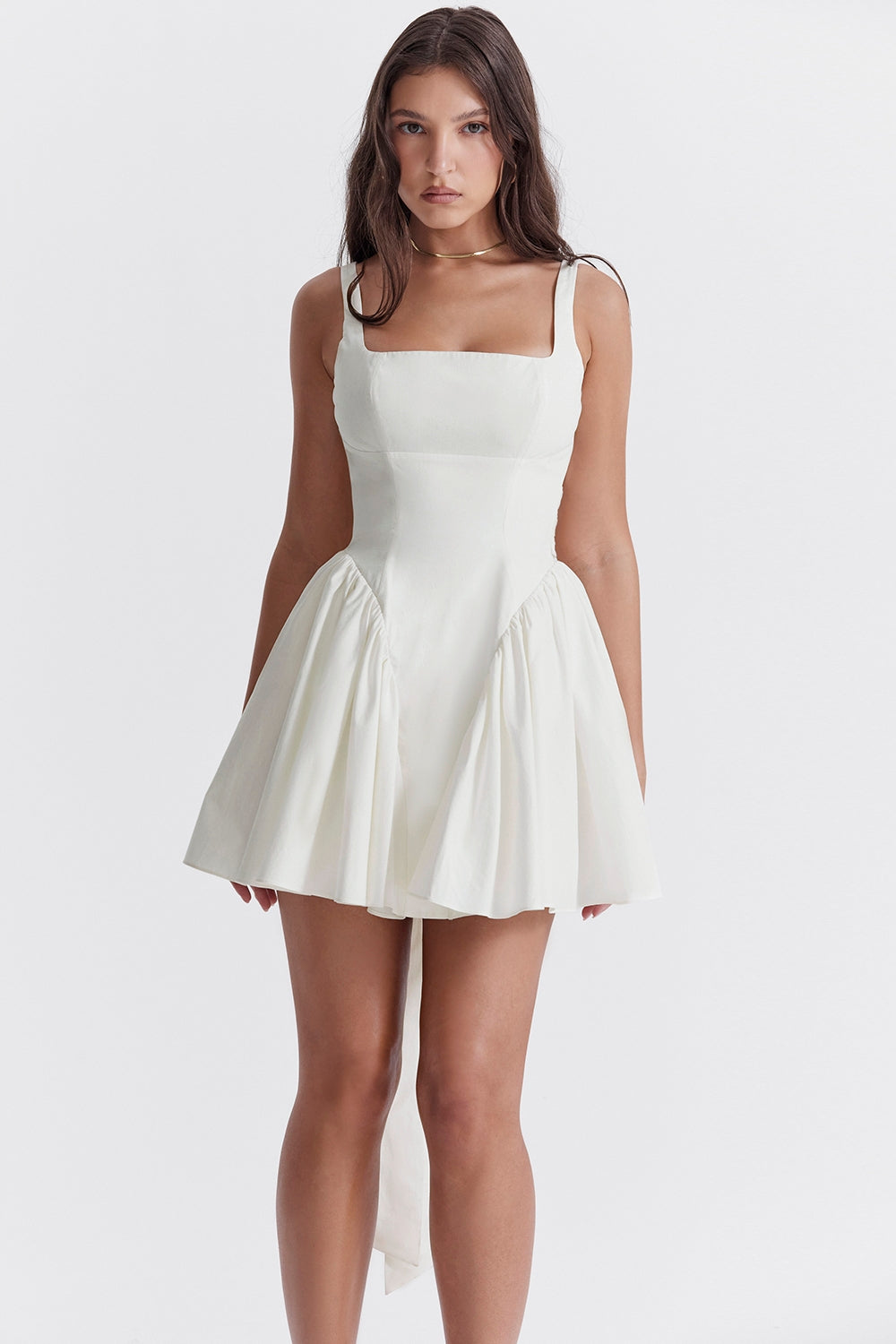 Vestido Corto Samantha - Blanco