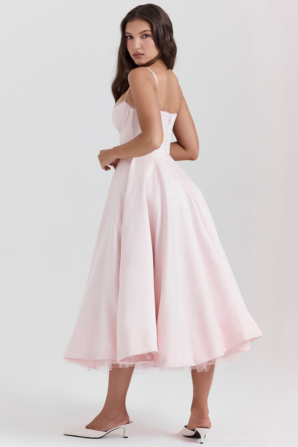 Vestido Midi Camila - Rosa