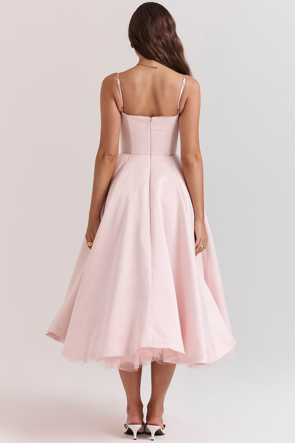 Vestido Midi Camila - Rosa