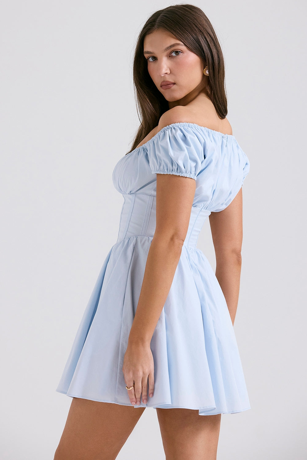 Vestido Corto Marina - Light Blue